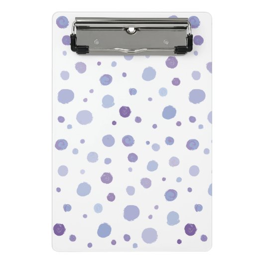 Mini Porte-bloc pois peints à la main (Devant)