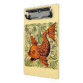 Mini Porte-bloc Poisson Antique Carrelage Ancien art (Angle2)