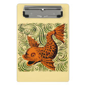 Mini Porte-bloc Poisson Antique Carrelage Ancien art (Devant)