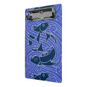 Mini Porte-bloc Poisson Gras Baignade Océan Bleu Pêche (Angle2)