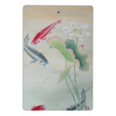 Mini Porte-bloc Poisson Koi avec Lotus (Dos)