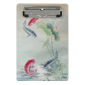 Mini Porte-bloc Poisson Koi avec Lotus (Devant)