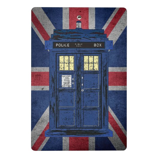 Mini Porte-bloc Police bleue Boîte d'appel publique - Royaume-Uni  (Dos)