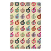 Mini Porte-bloc Pommes mignonnes dans le rétro style (Dos)