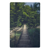 Mini Porte-bloc Pont suspendu simple au-dessus de la rivière Idrij (Dos)