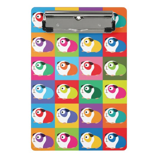 Mini Porte-bloc Pop Art Guinea Pigs (Devant)