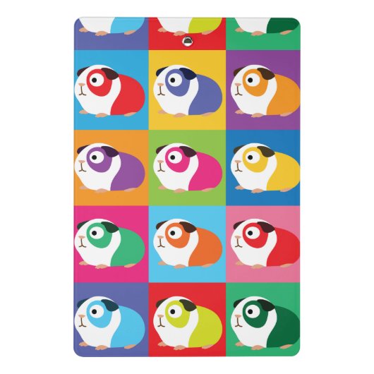 Mini Porte-bloc Pop Art Guinée Cochons (Dos)