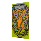 Mini Porte-bloc Pop Art TIGER HEAD + votre backgr. & idées (Angle2)