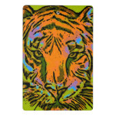 Mini Porte-bloc Pop Art TIGER HEAD + votre backgr. & idées (Dos)