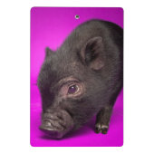 Mini Porte-bloc Porc noir de bébé (Dos)