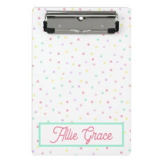 MINI PORTE-BLOC PORTE - BLOC CUSTOMISÉ - À PETITS POIS