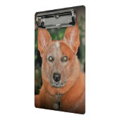 Mini Porte-bloc Porte - bloc de chien rouge de Heeler de "boomer" (Angle2)