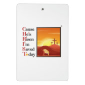 Mini Porte-bloc Porte - bloc de l'acronyme mini-Christ (Dos)