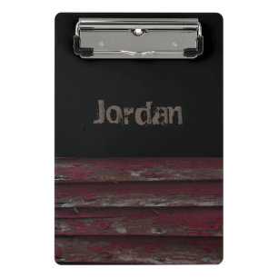 Mini Porte-bloc Porte - bloc Monogramme rustique