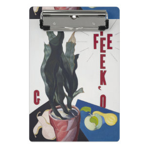 Mini Porte-bloc Portrait affiché de Charles Demuth Georgia O'Keeff
