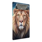 Mini Porte-bloc Portrait Art numérique Lion-56556 (Incliné)