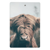 Mini Porte-bloc Portrait de vache Highland (Dos)