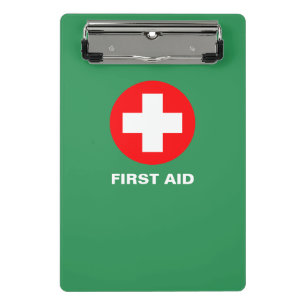 Mini Porte-bloc Premiers soins - Médic (croix) - Ambulance, aide