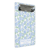 Mini Porte-bloc Preppy Blue & Green Hydrangeas Monogram (Incliné)