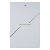 Mini Porte-bloc Presse-papiers d'informatique – Conception minimal (Dos)