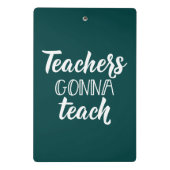 Mini Porte-bloc Professeurs allant enseigner (Dos)