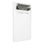 Mini Porte-bloc Professionnel Blanc Plat Créatif Chic Calligraphie (Incliné)