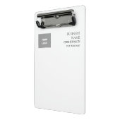 Mini Porte-bloc Professionnel Moderne Plain Simple (Angle2)