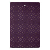 Mini Porte-bloc Prune | Soleil Zinnia doré (Dos)