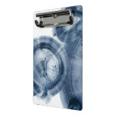 Mini Porte-bloc Quasars - Cercles bleu encre (Angle2)