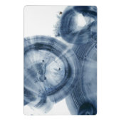 Mini Porte-bloc Quasars - Cercles bleu encre (Dos)