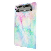 Mini Porte-bloc Rainbow Pastel Aquarelle Teinture Galaxie Abstrait (Angle2)