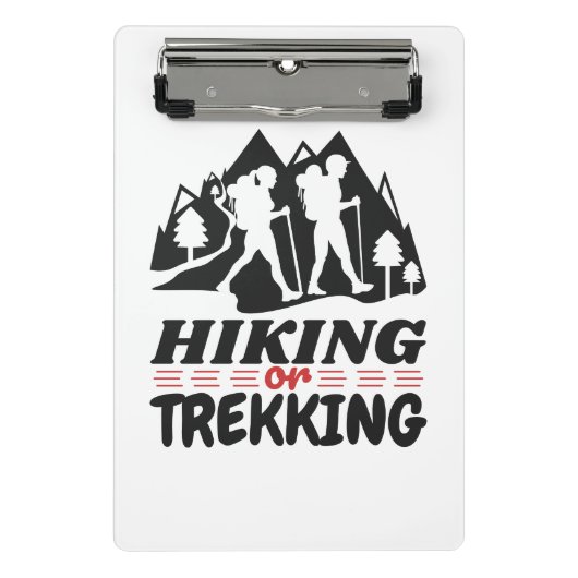 Mini Porte-bloc Randonnée ou trekking (Devant)
