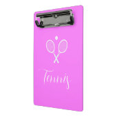 Mini Porte-bloc Raquettes de tennis et boule rose profond (Angle2)