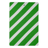 Mini Porte-bloc Rayure Verte Pailletée (Dos)