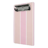 Mini Porte-bloc Rayure verticale rose pâle et beige (Angle2)
