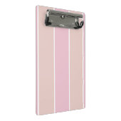 Mini Porte-bloc Rayure verticale rose pâle et beige (Incliné)