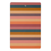 Mini Porte-bloc Rayures d'aquarelle du coucher de soleil (Dos)