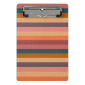 Mini Porte-bloc Rayures d'aquarelle du coucher de soleil (Devant)