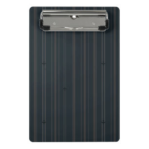 Mini Porte-bloc Rayures de flux Jet en marine foncée