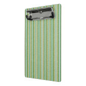 Mini Porte-bloc Rayures Vertes Pailletées (Angle2)