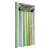 Mini Porte-bloc Rayures Vertes Pailletées (Incliné)