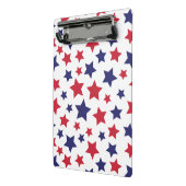 Mini Porte-bloc Red and Blue Stars, 4th of July, White Background (Angle2)