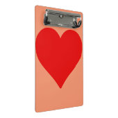 Mini Porte-bloc Red Heart Shape Love Classic Simple Minimalisme (Incliné)