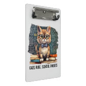 Mini Porte-bloc Règle des chats, Drools scolaires (Incliné)