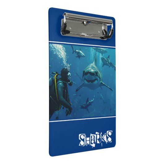 Mini Porte-bloc Requins (Incliné)