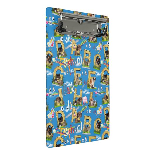 Mini Porte-bloc Retour À L'École ABC Conception Répétée (Incliné)