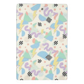 Mini Porte-bloc Retro 90s Memphis Aesthetic Pattern (Dos)