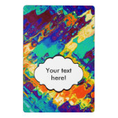 Mini Porte-bloc Rétro conception d'abrégé sur texture (Dos)