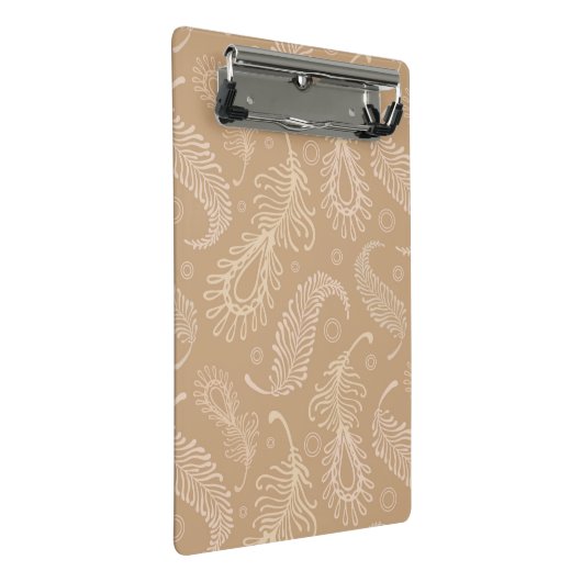 Mini Porte-bloc Rétro-feater-pâle-motif (Incliné)