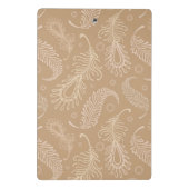 Mini Porte-bloc Rétro-feater-pâle-motif (Dos)